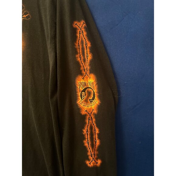 POW MIA LS Biker T-Shirt Cripple Creek Colorado Salute to American Veterans 2006 - Picture 3 of 8